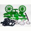 BeaxTurbo CNC Racing Upgrade Parts (Package) for LOSI Promoto MX 1/4 Motorcycle (Green) view 2