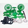 BeaxTurbo CNC Racing Upgrade Parts (Package) for LOSI Promoto MX 1/4 Motorcycle (Green) view 3