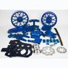 BeaxTurbo CNC Racing Upgrade Parts (Package) for LOSI Promoto MX 1/4 Motorcycle (Blue) view 3