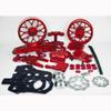 BeaxTurbo CNC Racing Upgrade Parts (Package) for LOSI Promoto MX 1/4 Motorcycle (red) view 2