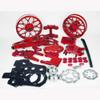 BeaxTurbo CNC Racing Upgrade Parts (Package) for LOSI Promoto MX 1/4 Motorcycle (red) view 3