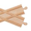TWTCZOZ Wooden Train Track Switch Components for Building Railway Sets, 16cmx9cmx1.2cm view 4