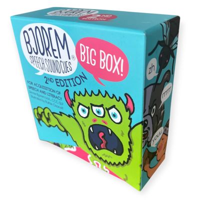 Bjorem Speech 2nd Edition Big Box of Sound Cues: Comprehensive Phonetic Cards for Speech Therapy & Literacy Skills - Visual Learning Aids for Apraxia, Dyslexia & Early Readers