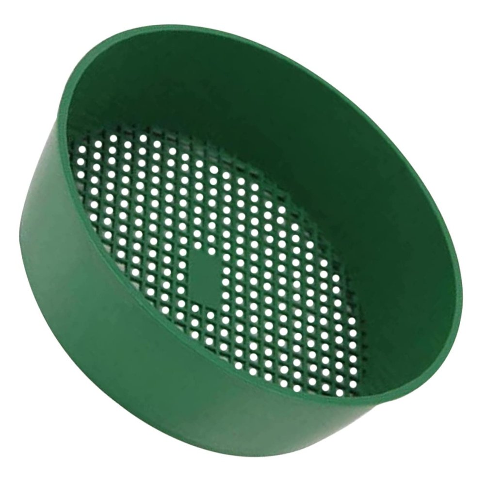 HYTROVE Plastic Garden Sieve Tool for Soil Sifting Mesh Screen for Compost and Rocks Essential Gardening Supply for Backyard and Beach Use