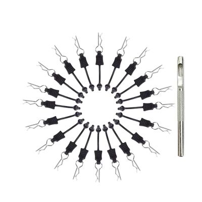 for Wltoys for MJX for Hyper Go 1/12 1/14 1/16 Prevent Loss Body Clips with Flexible Rubber Retainer RC Car Upgrade Parts Accessories RC Car Repair Kit(20pcs)