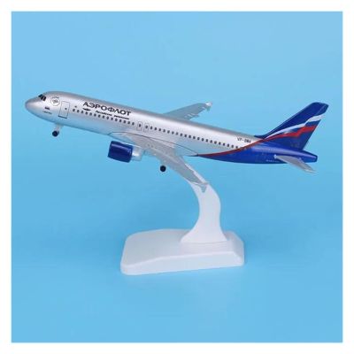 Scale Aircraft 20cm for Aeroflot Russian A380 Aircraft Model Diecast Metal Plane Model Passenger Aircraft Model Ornaments Suitable for Display
