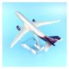 Scale Aircraft 20cm for Aeroflot Russian A380 Aircraft Model Diecast Metal Plane Model Passenger Aircraft Model Ornaments Suitable for Display view 4