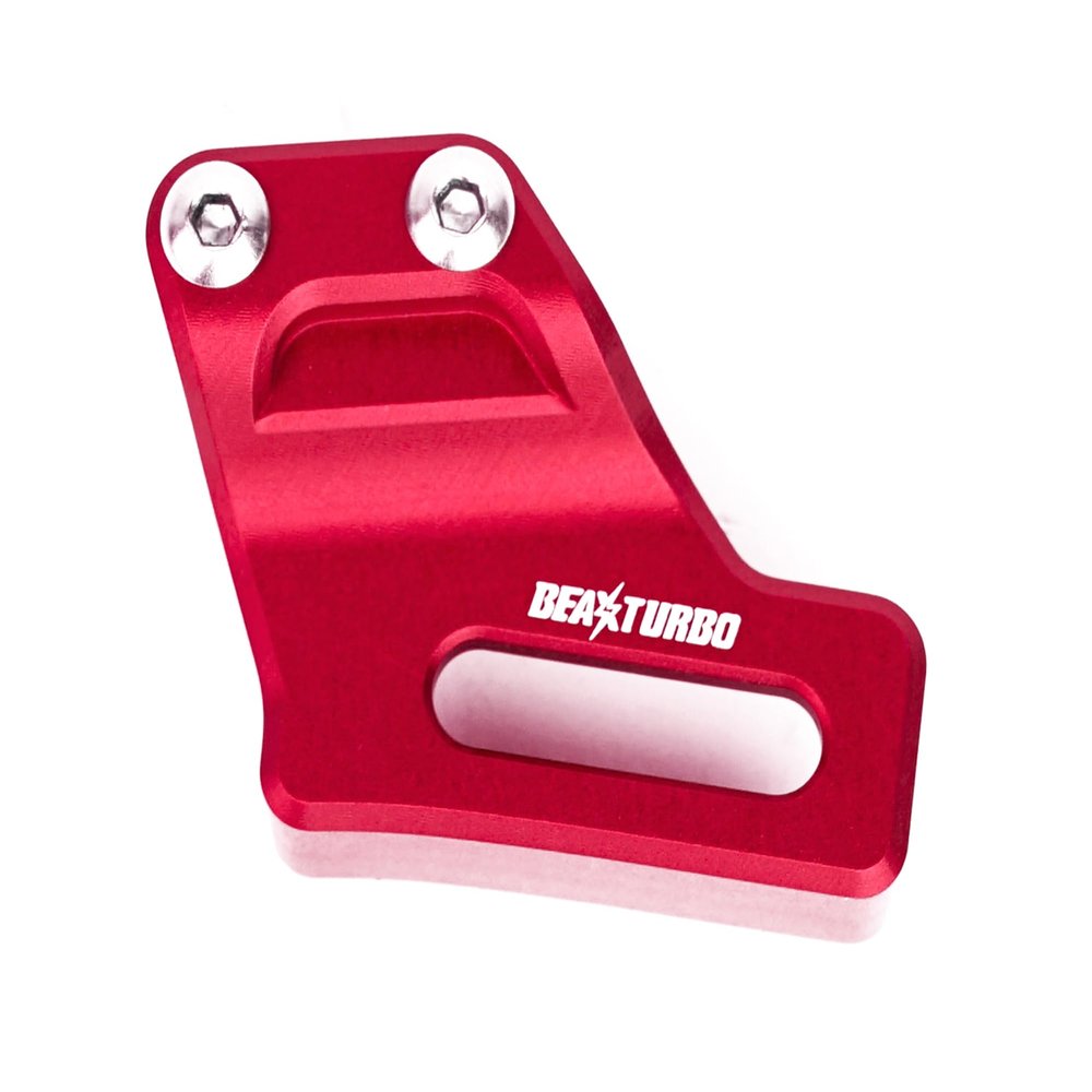 BeaxTurbo Racing Upgrade Parts CNC 7075Aluminum Chain Guard Board for LOSI Promoto MX 1/4 Motorcycle (red)