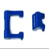 BeaxTurbo Racing Upgrade Parts CNC 7075 Aluminum Knuckle&Pull Rod for LOSI Promoto MX 1/4 LOS264001 (Blue) view 2
