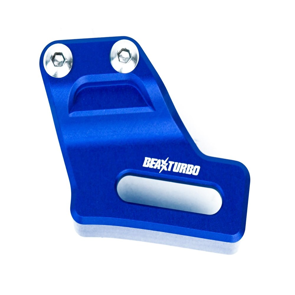 BeaxTurbo Racing Upgrade Parts CNC 7075Aluminum Chain Guard Board for LOSI Promoto MX 1/4 Motorcycle (Blue)