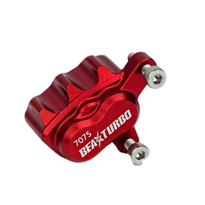 BEAXTURBO Racing Upgrade Parts CNC Aluminum7075 Rear Caliper Part for LOSI Promoto-MX Motorcycle 1/4 (red)