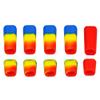 10PCS Remote Control Switch Protection Sleeve Lever Cap Cover Mix Color Compatible with RC Transmitter Protect Jacket(Mix Color) view 1