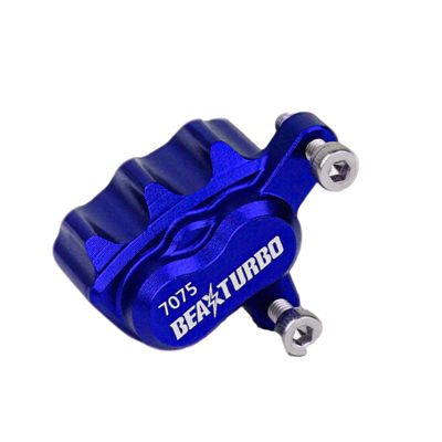 BEAXTURBO Racing Upgrade Parts CNC Aluminum7075 Rear Caliper Part for LOSI Promoto-MX Motorcycle 1/4 (Blue)