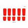 10PCS Remote Control Switch Protection Sleeve Lever Cap Cover Mix Color Compatible with RC Transmitter Protect Jacket(RED) view 2