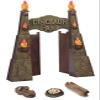 EKU EASYKU 12inches Realistic Dinosaur Park Gate with Log, Nest of Eggs, Stone, Great Addition to Dino Toys, Truck or RC Dinosaur Toys view 1
