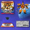 caincosmetic Strongest Police Mini Force Action Figure - Build Cop with Earth Crusher, Badge, and Display Stand view 2
