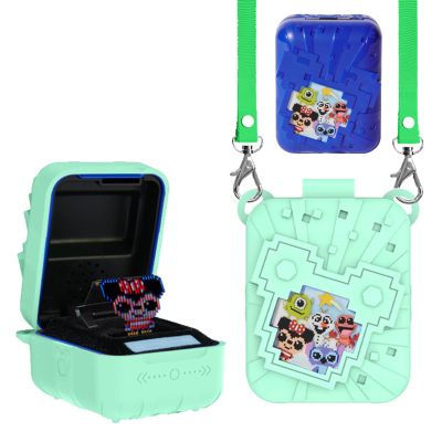 Case for Bitzee Disney,Soft Skin Silicone Case Cover with LanyardFull Protective Case for Bitzee Disney-Green