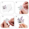 18pcs Glitter Dessert Cupcake Topper Nature Flowers Plants Garden Theme Decor Supplies Woman Lady Girls Happy Birthday Party Decorations view 4