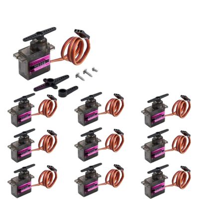 1-10PCS MG90D Digital 9g Micro Servo Motor High Torque Bearing Upgraded MG90S for RC Helicopter RC Airplane 450 New for Arrival 2025 High for Quality