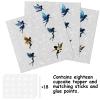 18pcs Glitter Fairy Dessert Cupcake Topper Flower Angel Theme Decorations Women Girls Happy Birthday Wedding Anniversary Party Decor Supplies view 3