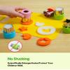 38 Pcs Kids Knife Set, BPA Free Montessori Kitchen Cooking Tools-Kid Safe Knifes, Crinkle Cutters, Avocado Slicer, Cutting Board, Peeler, Apron Gloves Set, Kitchen Tools for 3+ Year Old Girl Boy view 4