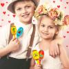 25Pcs Mexican Fiesta Party Favors Mini Wooden Maracas for Kids Mexican Fiesta Themed Birthday Baby Shower Cinco De Mayo Taco Tuesday Party Pinata Goodie Bag Stuffers Class Valentines Exchange Gifts view 2