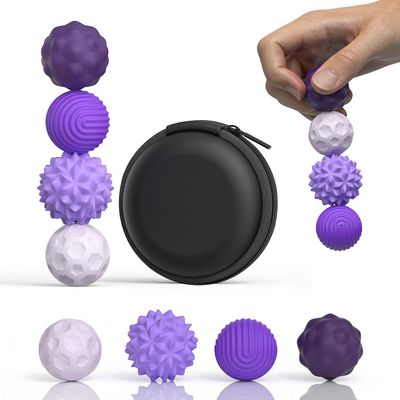 FZChenrry Magnetic Fidget Balls Toys, Silicone Sensory Stress Relief Toy for Adults,Teens with Autism, Anxiety, ADHD, Fidget Magnets & Magnetic Toy Fun Gift