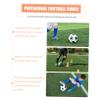 ARTSEWPLY Soccer Juggle Trainer Circling Belt for Boys and Girls Football Training Equipment for Skill Development and Agility Practice Black view 4