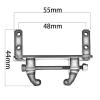 RC Accessory Compatible with Axial for SCX10 II 90046 90047 1/10 RC Crawler Upgrade Parts Accessories Metal AR44 Axle Servo Mount Base Stand view 4