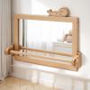 HI BABY MONMENT Montessori Mirror with Bar, Detachable Wooden Frame, Non-Shatter Safety, Wall Mount, Baby Mirror view 1