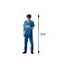 1/32 Doctor Figures 1/32 Scale Models Figurine DIY Layout Scenery Accs 1:32 Doctor Figurine for DIY Projects Dollhouse Decor DIY Scene, Blue Male view 2