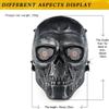 funnyndiy Halloween Cosplay Mask, Punk Full-Face Terminator Thriller Mask Role-Play Costume Prop (Silver Grey) view 2