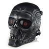 funnyndiy Halloween Cosplay Mask, Punk Full-Face Terminator Thriller Mask Role-Play Costume Prop (Silver Grey) view 4