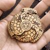 7-in-1 DND Dice Set, Rotate Metal Rotate Dungeons and Dragons DND Compass Dice, Cool RPG Role Playing Table Game DiceBronze view 3
