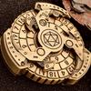 7-in-1 DND Dice Set, Rotate Metal Rotate Dungeons and Dragons DND Compass Dice, Cool RPG Role Playing Table Game DiceBronze view 4