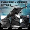 Aetheria Military Helicopter Building Bricks, WW2 Air Wolf Gunship Helicopter Model, MOC Plane Designed by MOCturnal, Aircraft Blocks Collectors & Enthusiasts for Adult - 1039 Pieces view 2