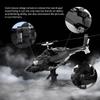 Aetheria Military Helicopter Building Bricks, WW2 Air Wolf Gunship Helicopter Model, MOC Plane Designed by MOCturnal, Aircraft Blocks Collectors & Enthusiasts for Adult - 1039 Pieces view 4