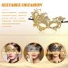 3 Pieces Masquerade Mask for Women, Fancy Dress Masks Lace Face Mask Venetian Masks Mardi Gras Masks, Lace Mask for Ball Party Venetian Masquerade Costume Halloween Masquerade Party(Phoenix Style) view 4