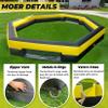 17FT Gaga Ball Pit Portable with Soccer Goals,Inflatable Gaga Ball Pit with Blower for Indoor Outdoor School Family Activities Giant Inflatable Sport Games view 3