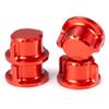MORLORDY Aluminum Alloy Body Mount Thumb Screws Nuts CNC Thumb Washer Kit for Pro6070-00/6087-00 TRX Slash 2WD/ Slash 4x4/ E-REVO/Summit Upgrade Parts (Red) view 3