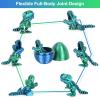 3D Printed Dragon Kids Dinosaur Toys 3D Printed Fidget Toys, Articulated Dragon Egg, 3D Dragon, Home Office Decor Executive Desk Toy 3D Printed Dragon Eggs with Dragon Inside (Blue - Green) view 4