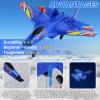 Beffkkip Su27 RC Plane, Remote Control Airplane, 2.4Ghz Ultra Long Endurance Raptor RC Fighter Jet Toy Airplanes for Kids Beginners Boys Girls view 4