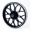 BeaxTurbo Racing Upgrade parts CNC Aluminum Front wheel hub-Blue Rocket design for losi promoto mx 1/4 (black) view 4
