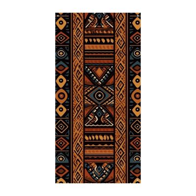 FZMVSQH Traditional African Design Pattern Printed Custom Banners And Signs Personalized Banner Front Door Banner Background Custom Tapestry Personalized Wall Decor Backdrop Poster 70 * 35.4 Inch