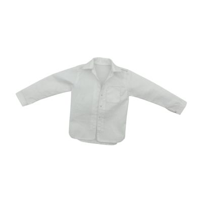 1/6 Scale Male Casual Shirt Clothing, Dress up Costume Accessory, Handmade Doll Clothes for 12" Figures Body, White