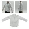 1/6 Scale Male Casual Shirt Clothing, Dress up Costume Accessory, Handmade Doll Clothes for 12" Figures Body, White view 2