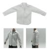 1/6 Scale Male Casual Shirt Clothing, Dress up Costume Accessory, Handmade Doll Clothes for 12" Figures Body, White view 3