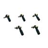 5PCS M3X27mm Lever Steering Linkage Tie Rod End Ball Head End with Screw and Nuts for RC Airplane Plane Helicopter Aircraft DIY Model Toy Parts (M3x27mm) view 1
