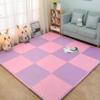 10 Pack Foam Play Mat for Boys and Girls,12''x12'' Puzzle Play Mat Square Interlocking EVA Floor Tiles for Home Gym Yoga,Bedroom Crawling Mat (Pink Purple,0.4'' Thick) view 1