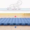 10 Pack Foam Play Mat for Boys and Girls,12''x12'' Puzzle Play Mat Square Interlocking EVA Floor Tiles for Home Gym Yoga,Bedroom Crawling Mat (Beige Pink,0.3'' Thick) view 3